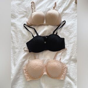 aerie bras 34C lot of 3